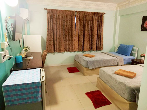 Twin-Bedroom-อัญชลีรีสอร์ท-ที่พักบางสะพาน-01